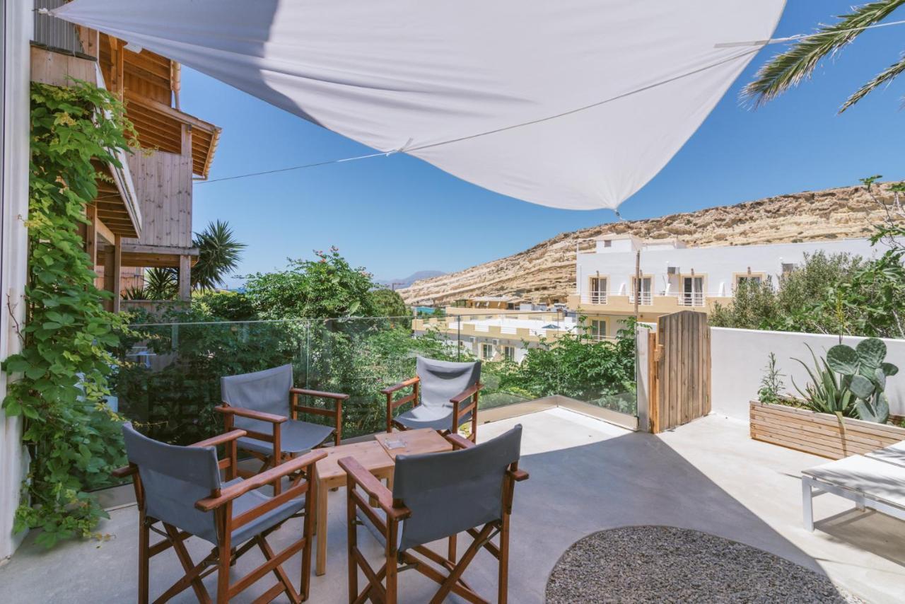 Die Zwei Brueder Art & Suites Matala  Bagian luar foto